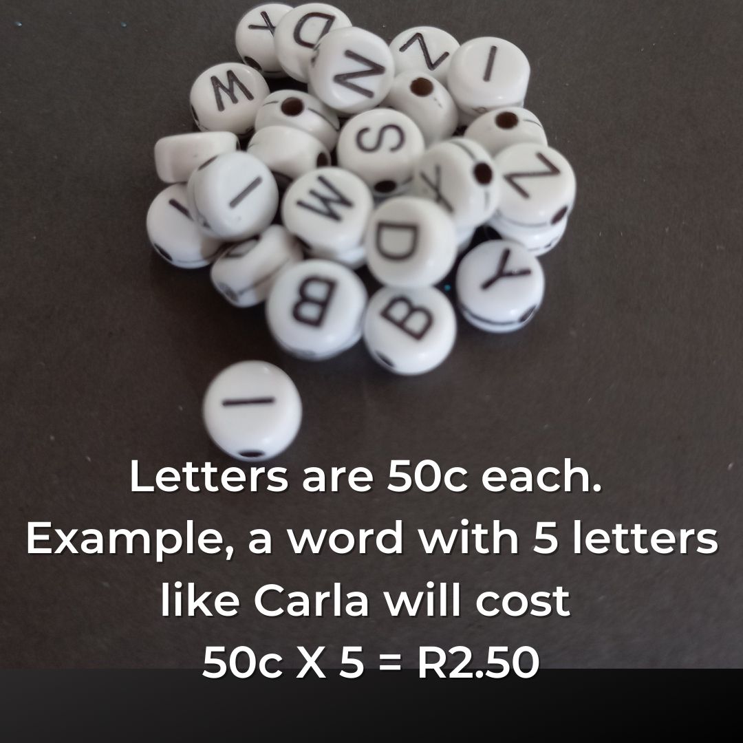 Letter Beads